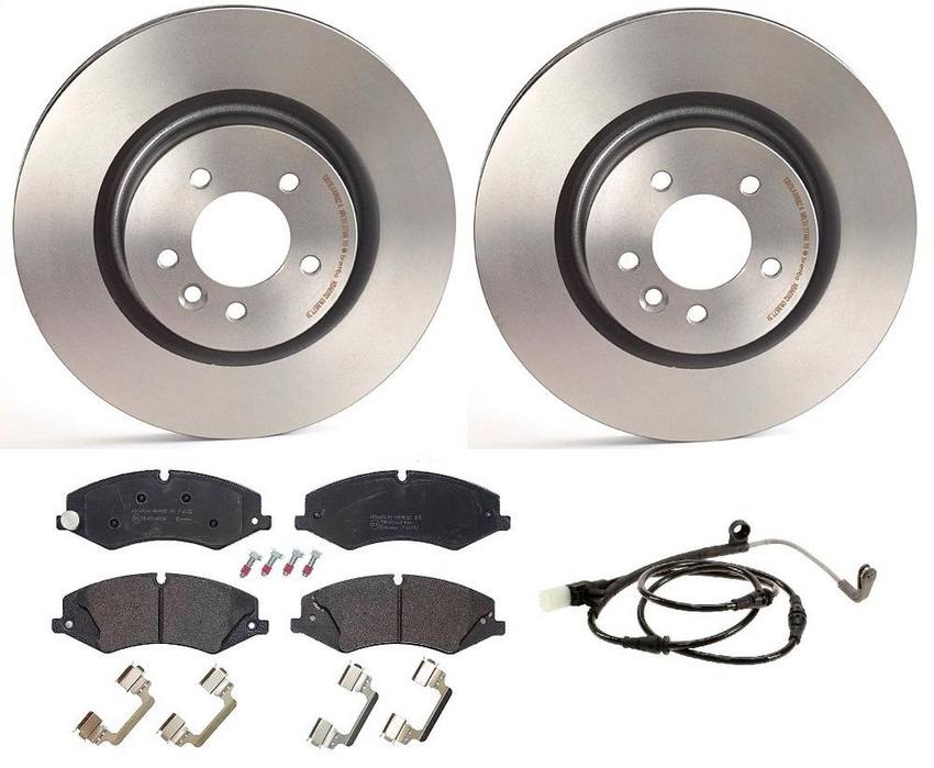 Land Rover Brakes Kit Brembo Pads and Rotors Front (360mm) (LowMet